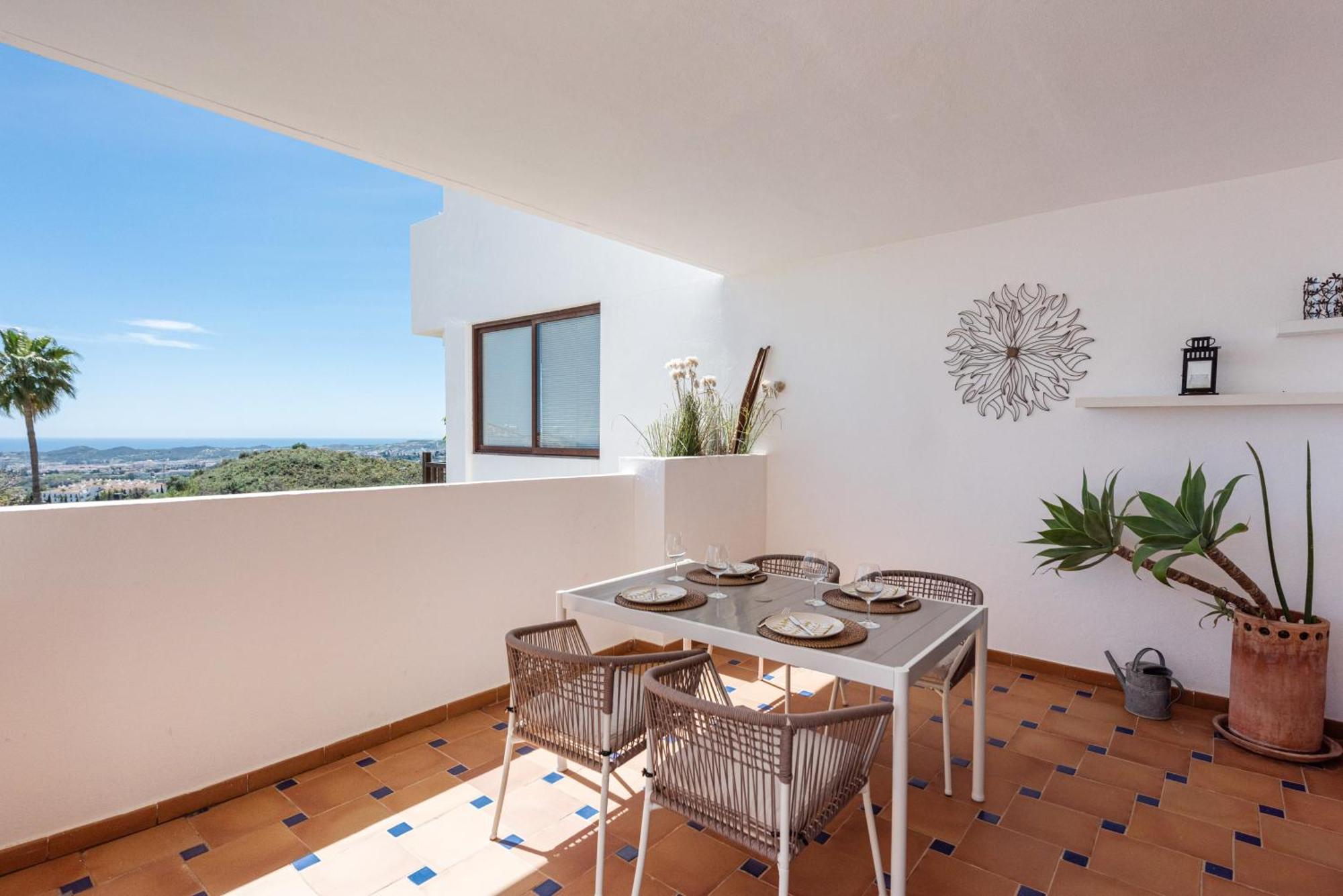 Incredible Apartment With Sea Views And Balcony Mijas Kültér fotó