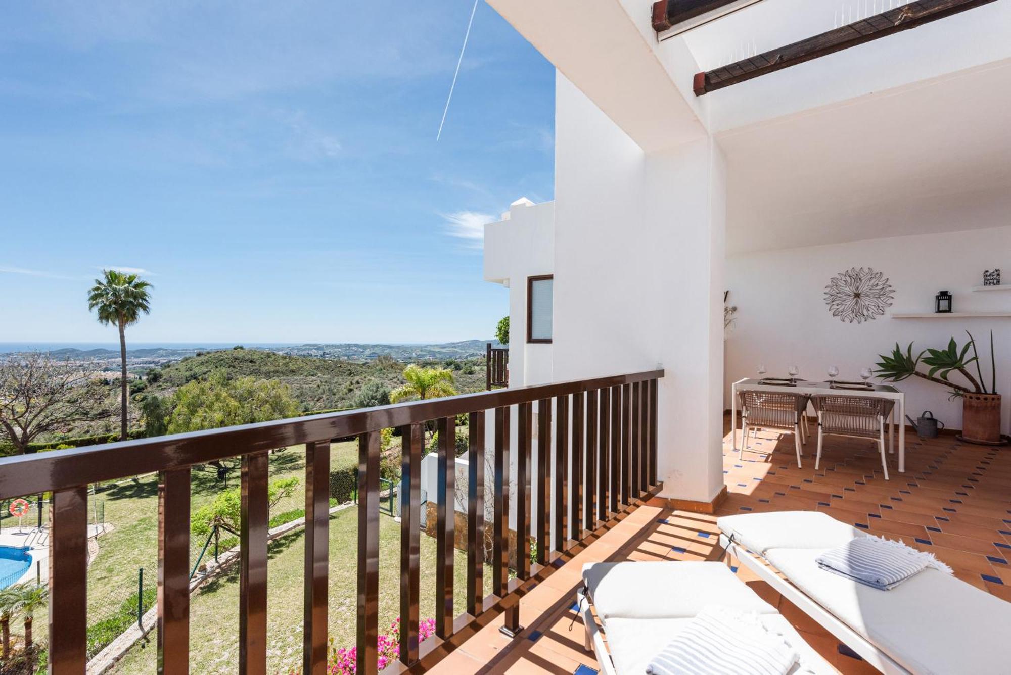 Incredible Apartment With Sea Views And Balcony Mijas Kültér fotó